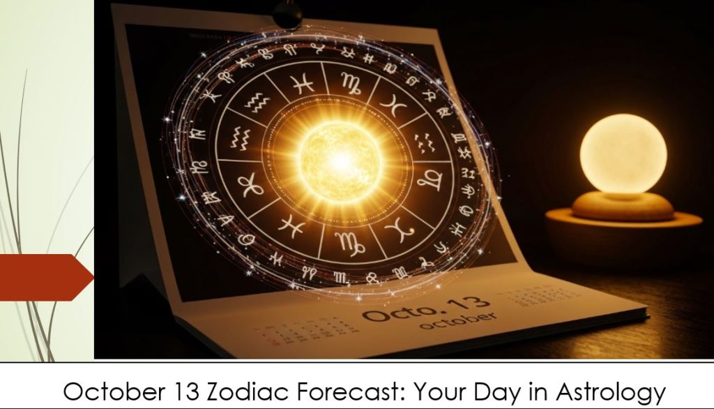 October 13 Zodiac Forecast: Your Day in Astrology