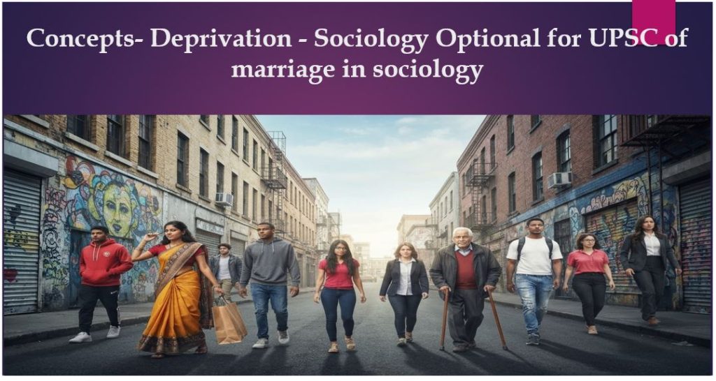 Deprivation - Sociology Optional for UPSC