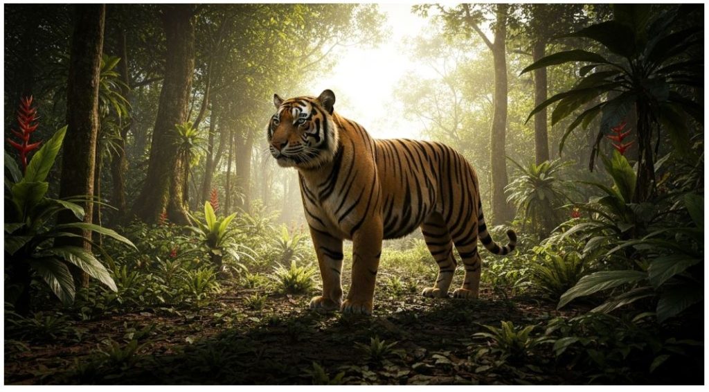 Smallest tiger subspecies