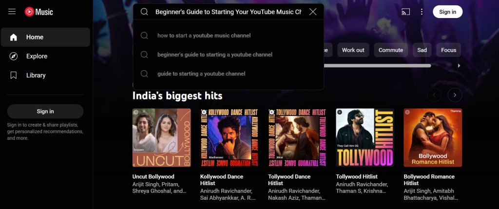 Beginner's Guide to Starting Your YouTube Music Channel