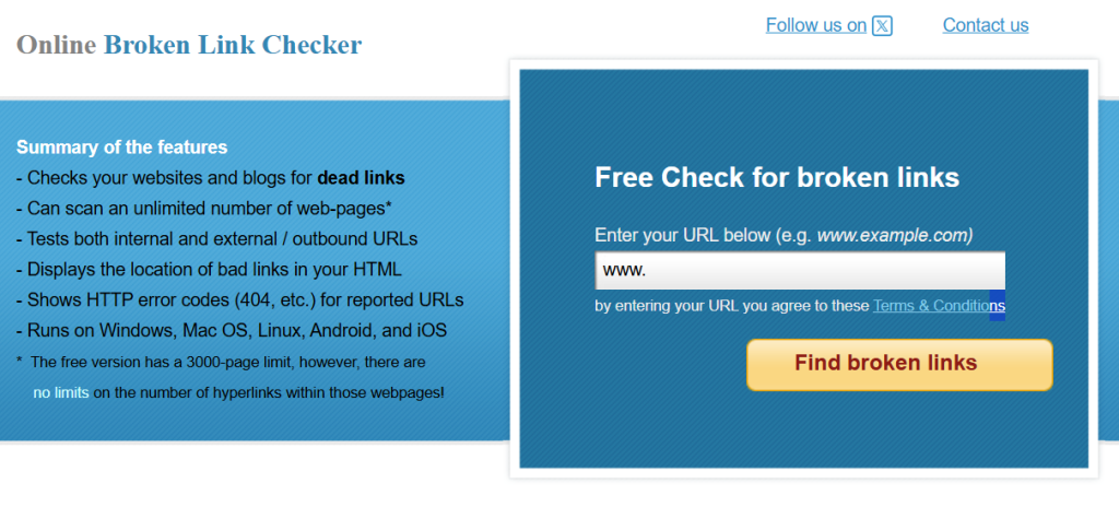 Broken Link Checker