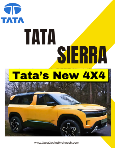Tata Sierra Expected Price ₹15 - 25 Lakh - Launch Date, Updates