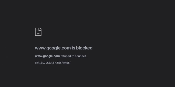 ERR_BLOCKED_BY_RESPONSE Error - 6 Ways to Fix It