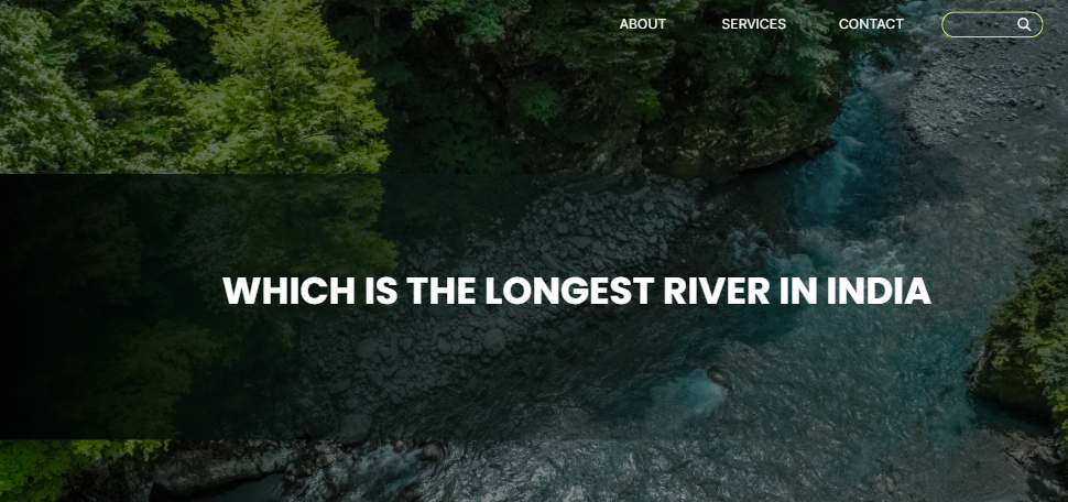 Which is the longest river in India