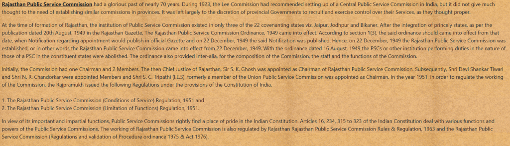 Rajasthan Public Service Commission (RPSC) Syllabus : Essential Updates and Insights