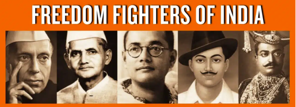 Freedom Fighters of India (1857-1947), List & Contributions